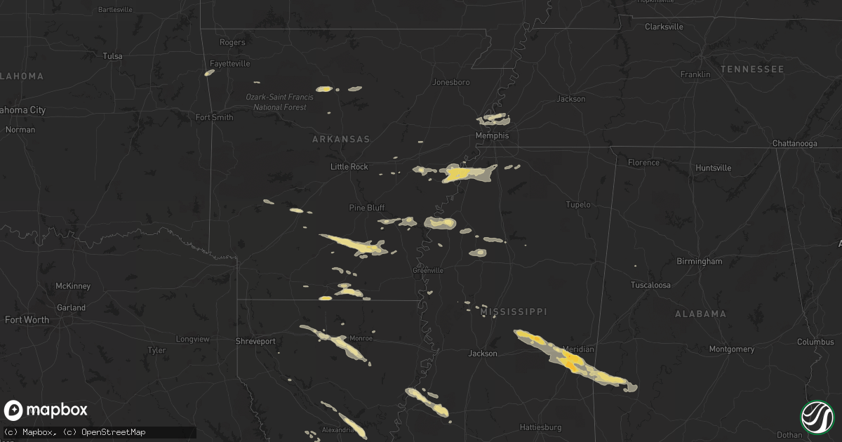 Hail map in Texas on October 17, 2012