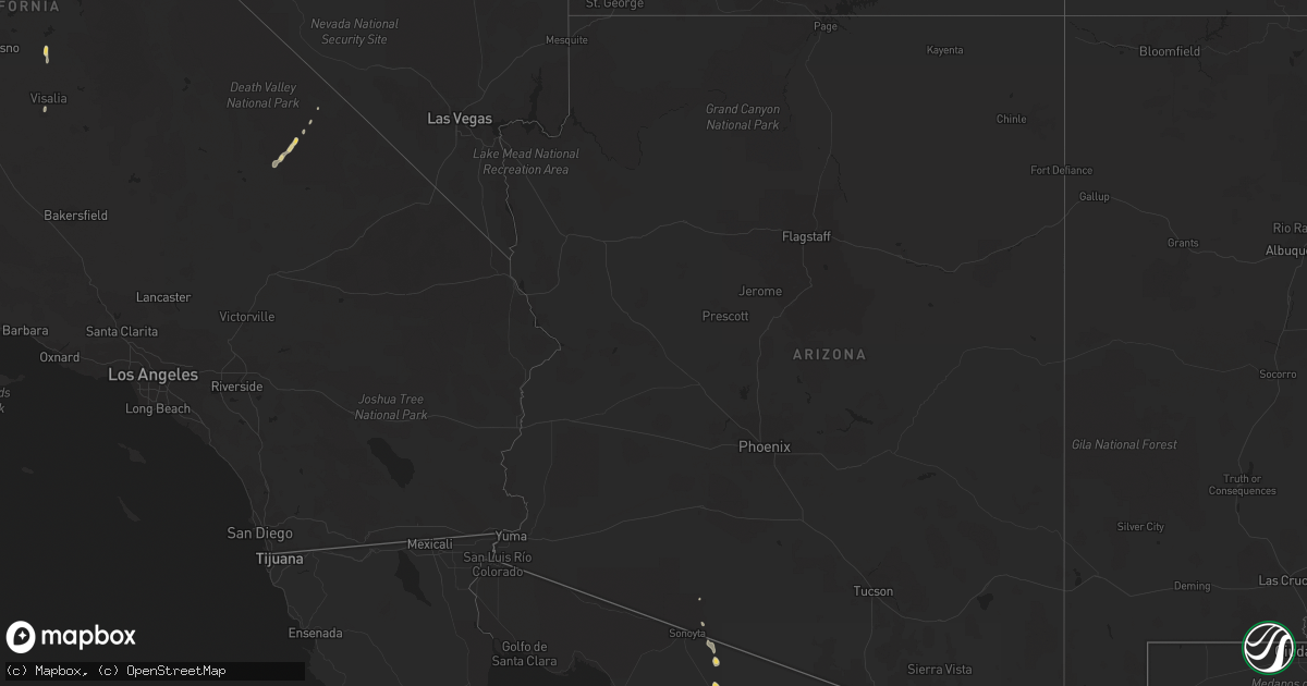 Hail map on October 17, 2015
