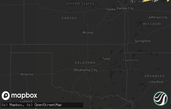 Hail map preview on 10-21-2012