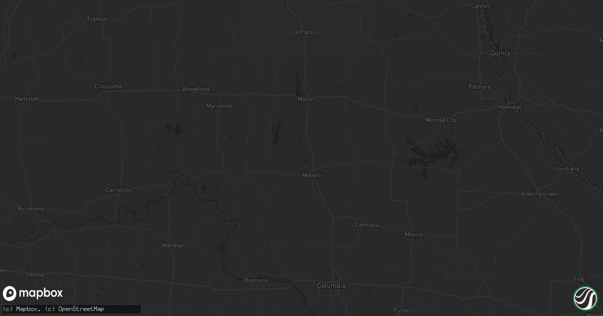 Hail map in Keokuk, IA on October 21, 2020