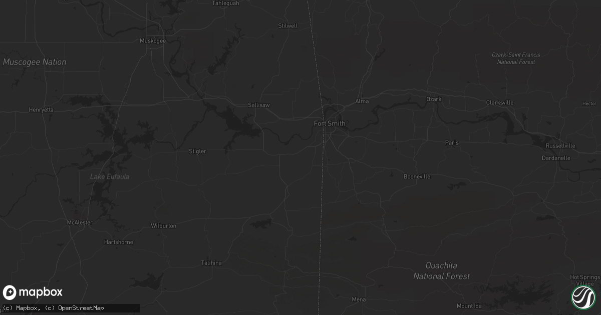 Hail map in Idabel, OK on October 23, 2016