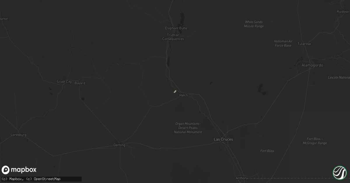 Hail map in Salem, NM on October 24, 2013
