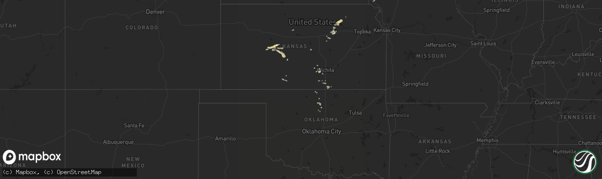 Hail map in Nebraska on October 25, 2016