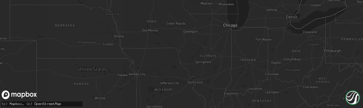 Hail map on October 27, 2014