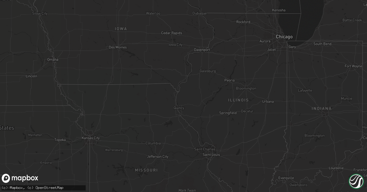 Hail map on October 27, 2014