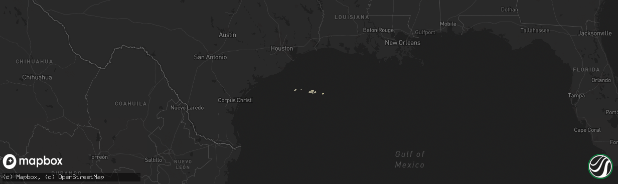 Hail map on October 28, 2022