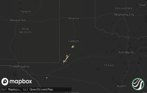 Hail map preview on 10-28-2023