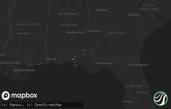 Hail map preview on 10-29-2014
