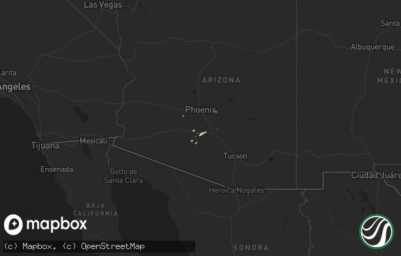 Hail map preview on 10-29-2015