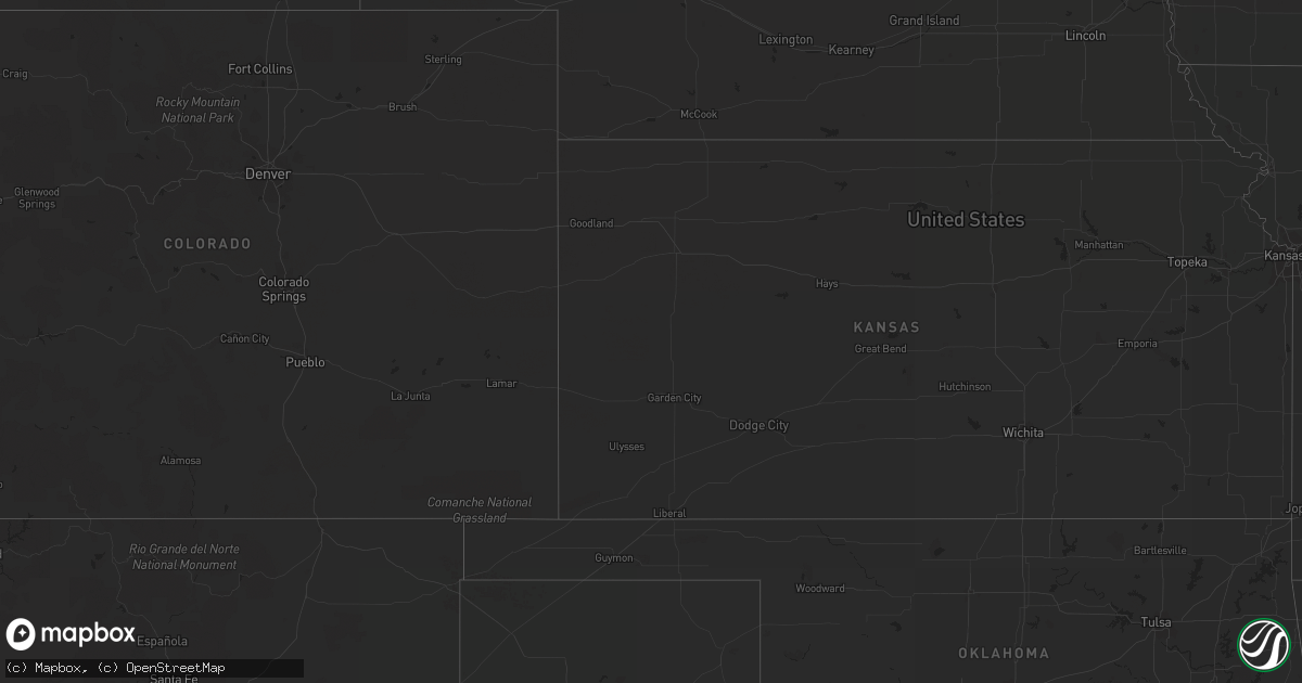 Hail map in Arizona on October 30, 2018