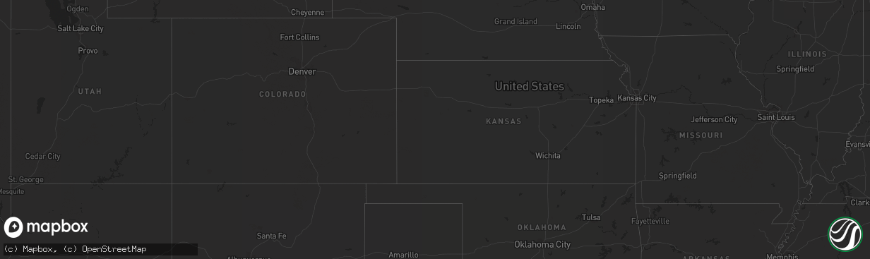 Hail map on October 30, 2018