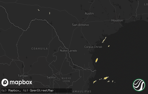 Hail map preview on 10-31-2022