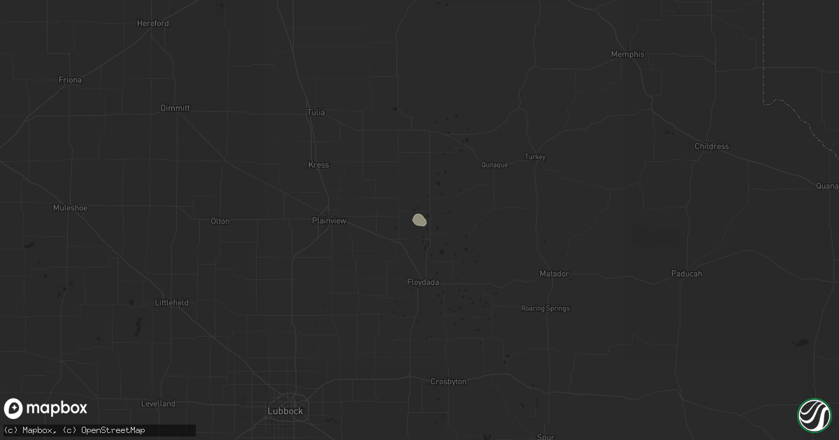 Hail map in Lockney, TX on November 1, 2018