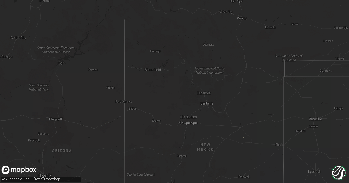 Hail map on November 2, 2014