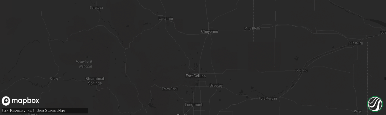 Hail map in Chico, CA on November 2, 2015