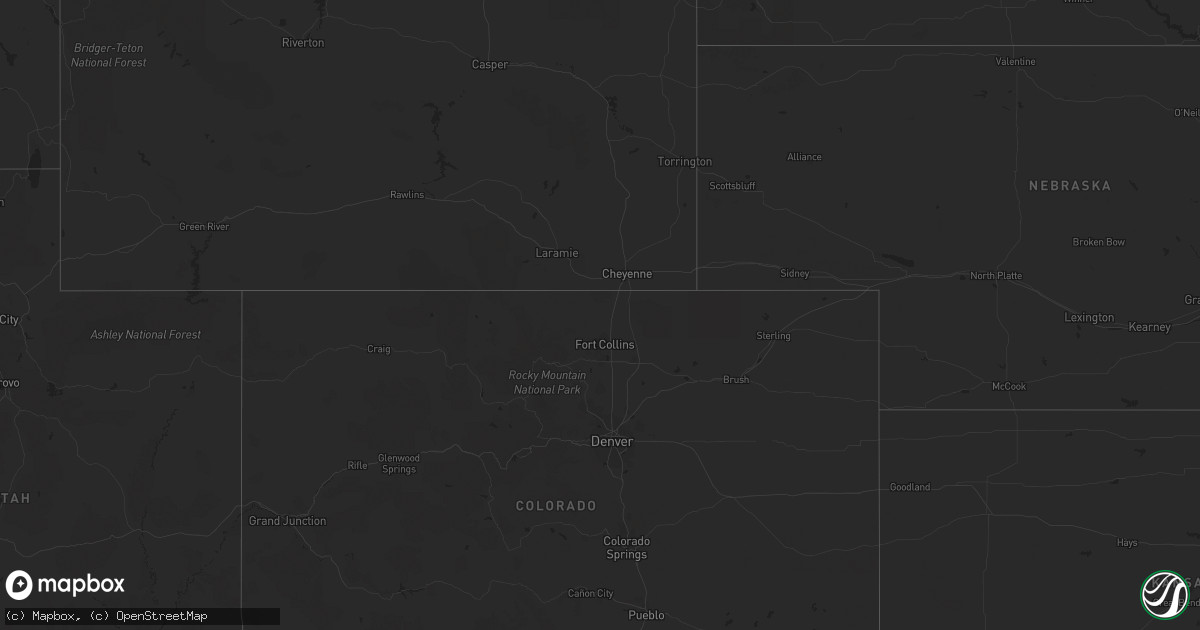Hail map in Illinois on November 2, 2015