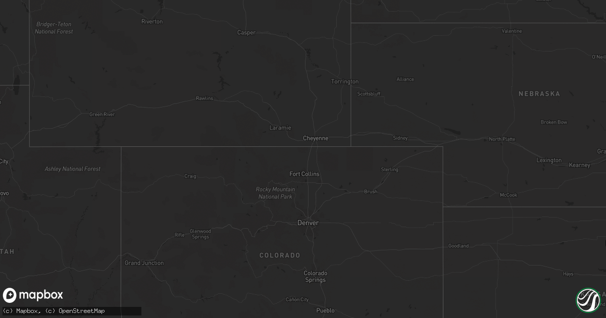 Hail map on November 2, 2015