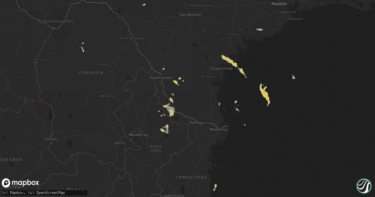 Hail map on November 3, 2021