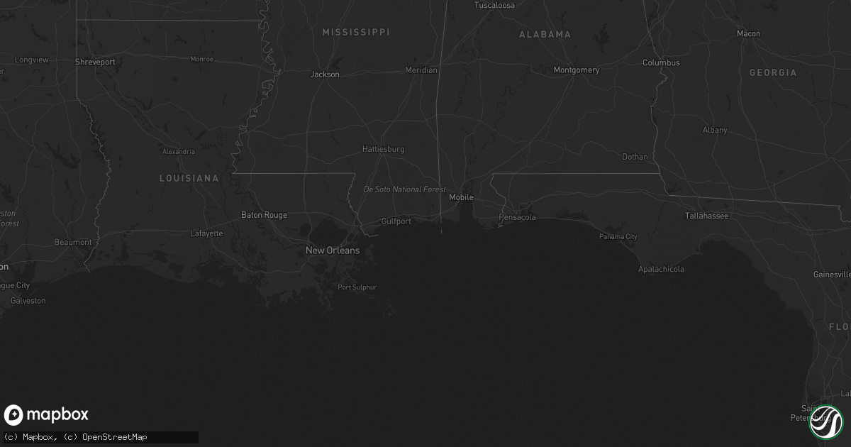 Hail map on November 4, 2012