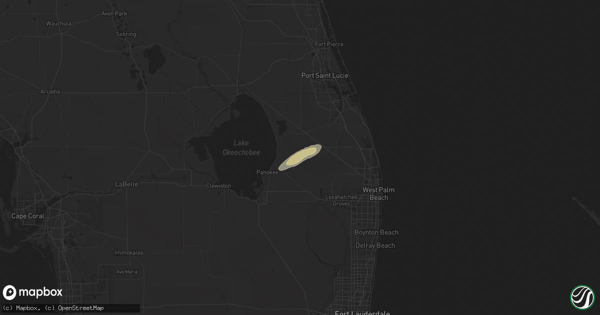 Hail map in Clewiston, FL on November 4, 2021