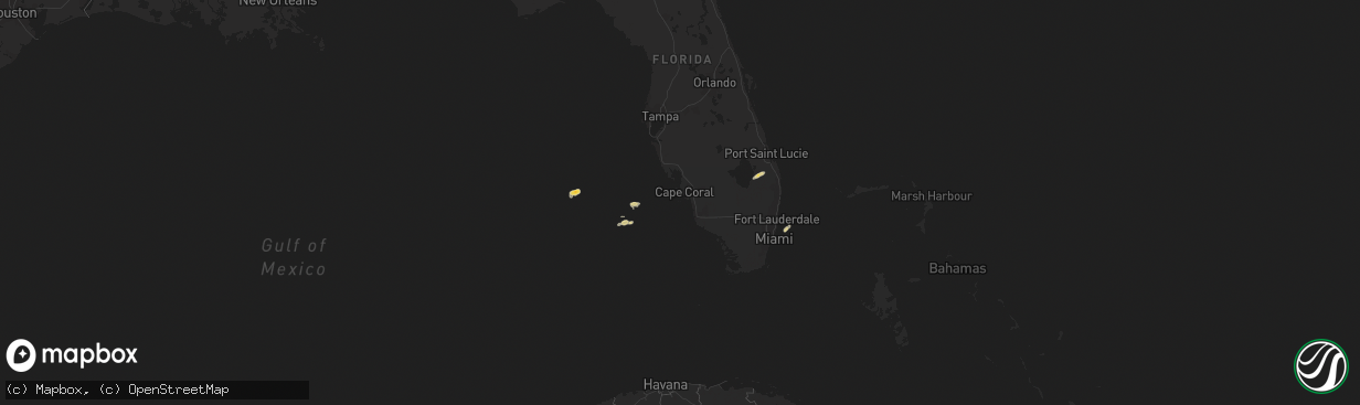 Hail map on November 4, 2021