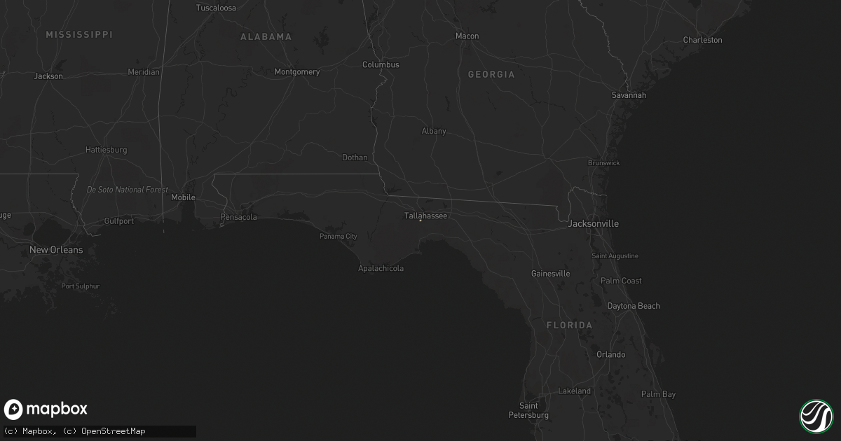 Hail map in Florida on November 5, 2019