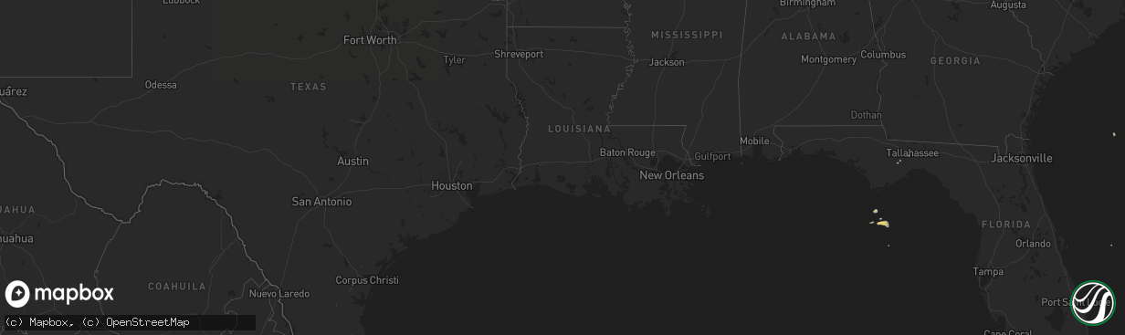 Hail map on November 5, 2019