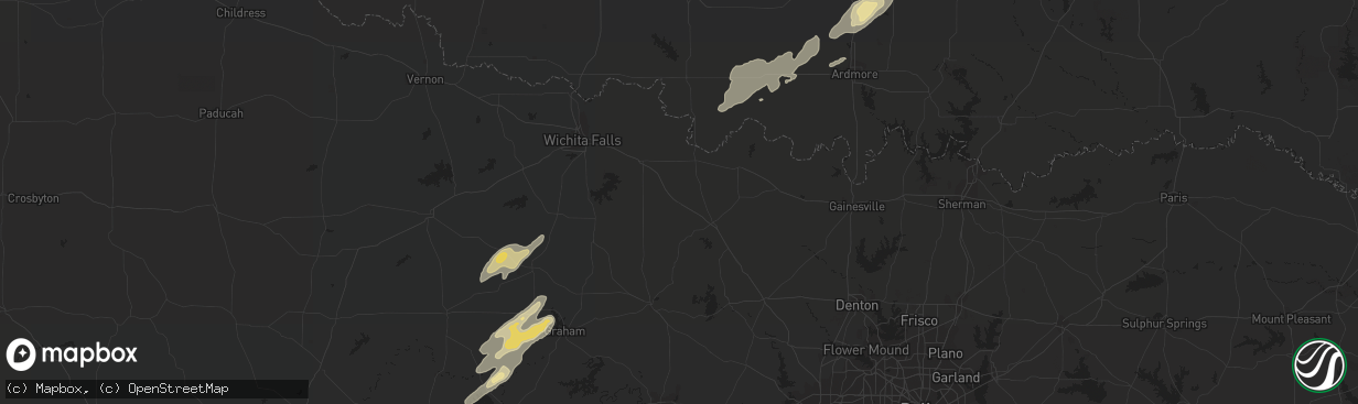 Hail map in Ringling, OK on November 6, 2011