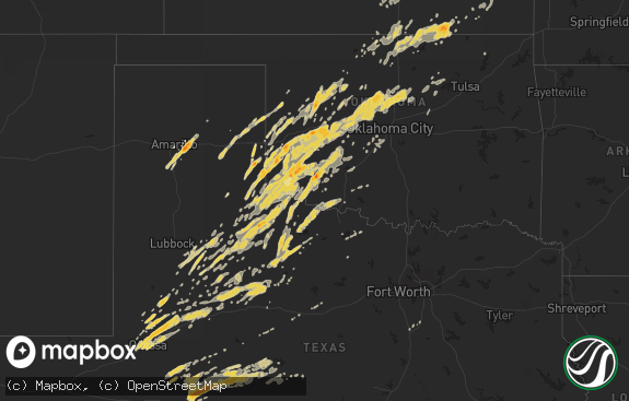Hail map preview on 11-07-2011