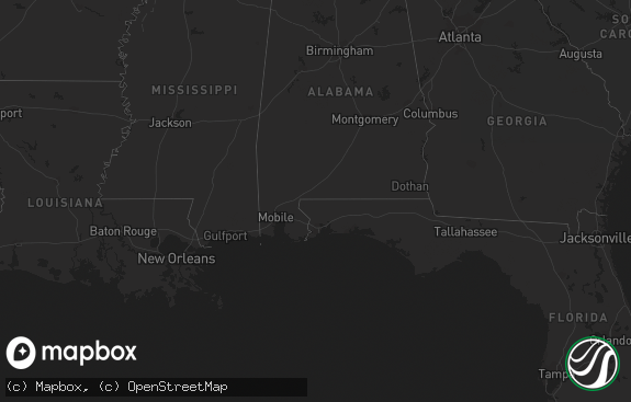 Hail map preview on 11-08-2018