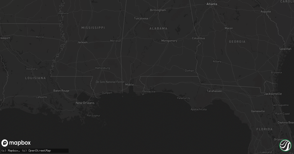 Hail map on November 8, 2018