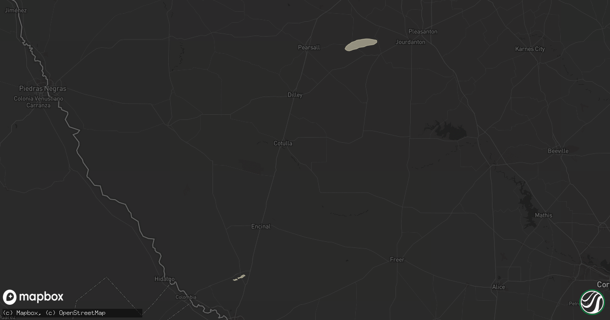 Hail map in Charlotte, TX on November 9, 2011