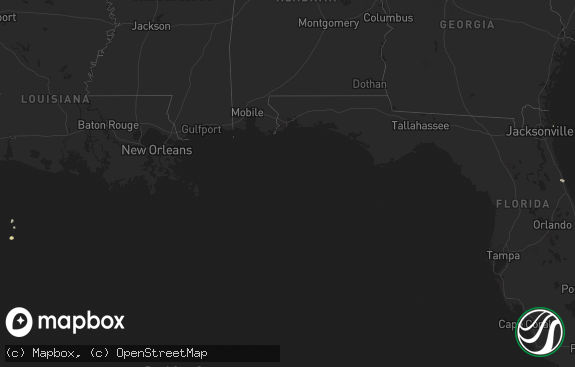 Hail map preview on 11-09-2018