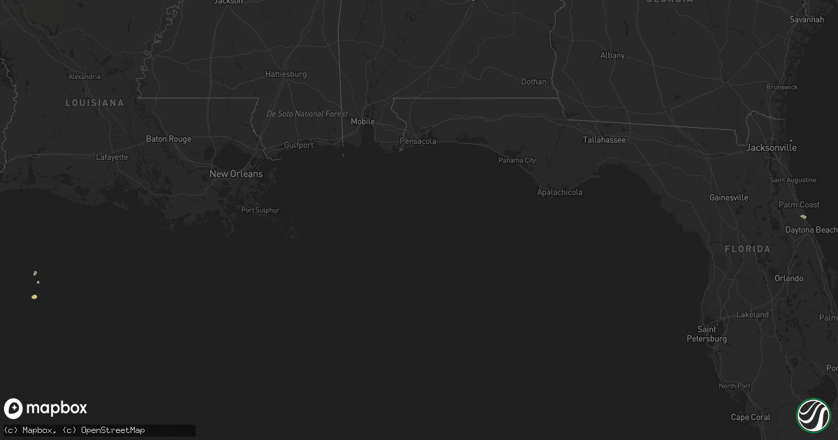 Hail map on November 9, 2018