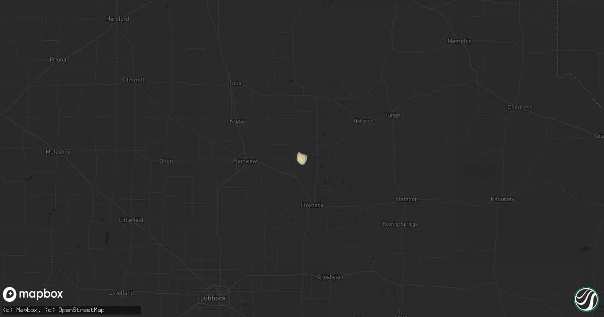 Hail map in Lockney, TX on November 9, 2019