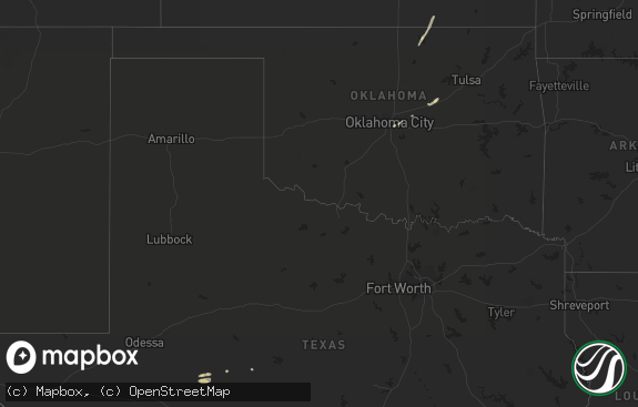 Hail map preview on 11-10-2022