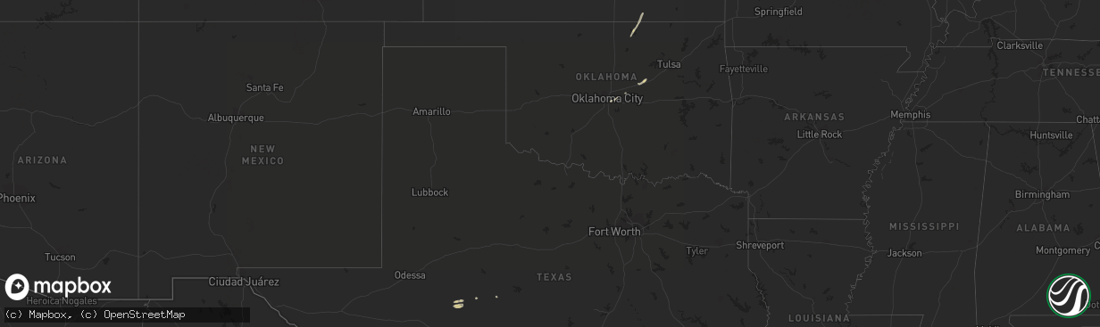 Hail map on November 10, 2022