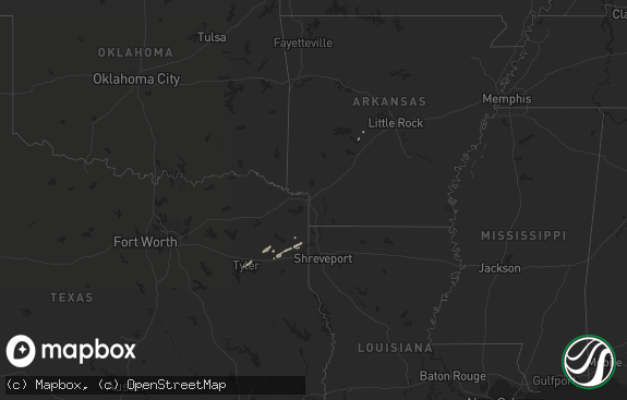Hail map preview on 11-11-2012