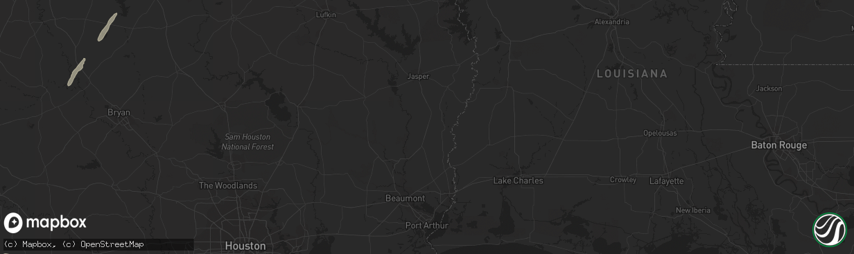 Hail map in Thornton, TX on November 11, 2018