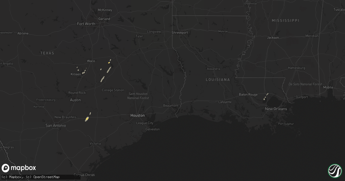 Hail map on November 11, 2018