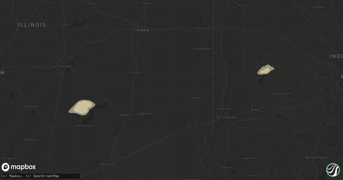 Hail map in Assumption, IL on November 13, 2011