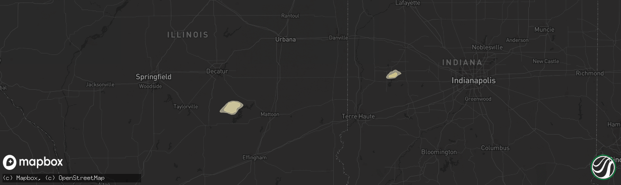 Hail map in Sullivan, IL on November 13, 2011
