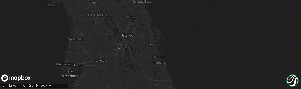 Hail map in Cocoa, FL on November 13, 2022
