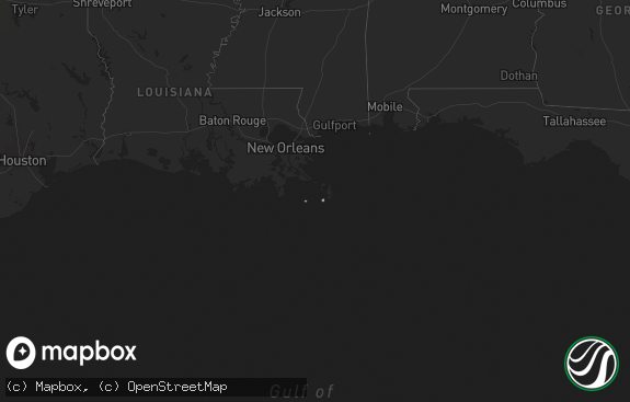 Hail map preview on 11-14-2022