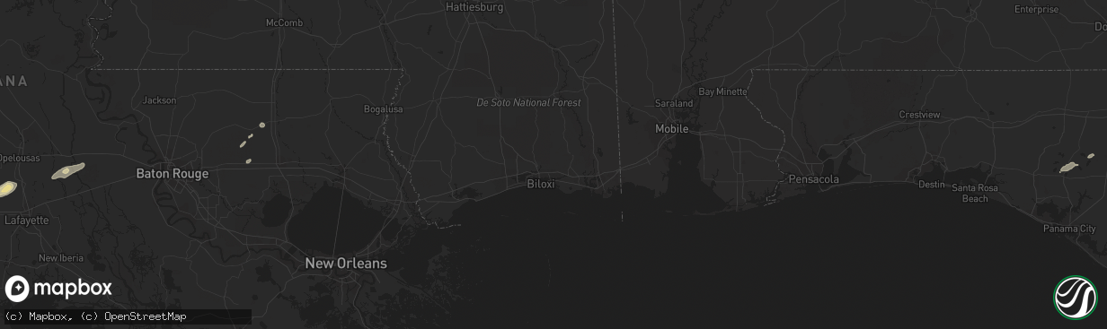 Hail map in Altha, FL on November 16, 2014