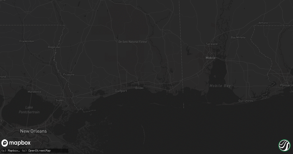 Hail map in Sunset, LA on November 16, 2014