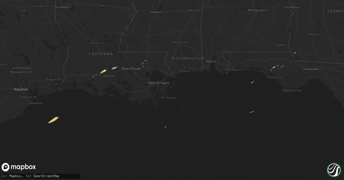 Hail map on November 16, 2014