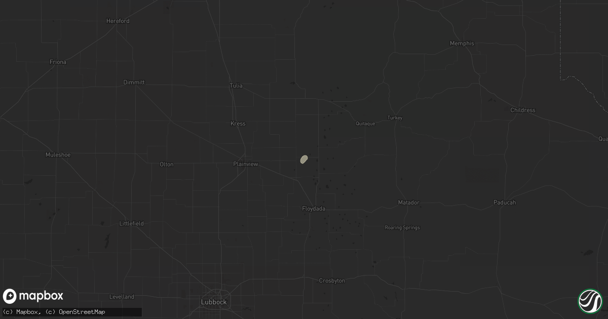Hail map in Lockney, TX on November 16, 2017