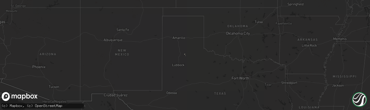 Hail map on November 16, 2017