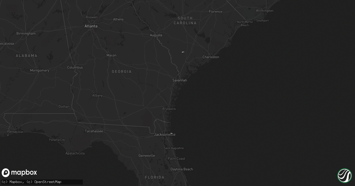 Hail map in South Carolina on November 17, 2014
